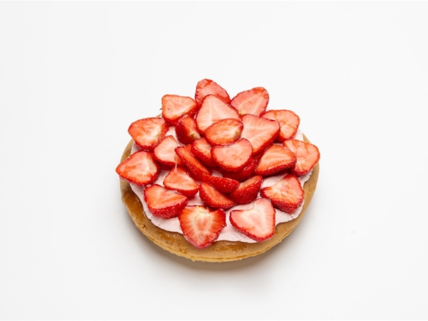 Aardbeien bavarois taart